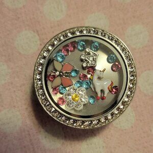 Unicorn, princess Origami Owl charms